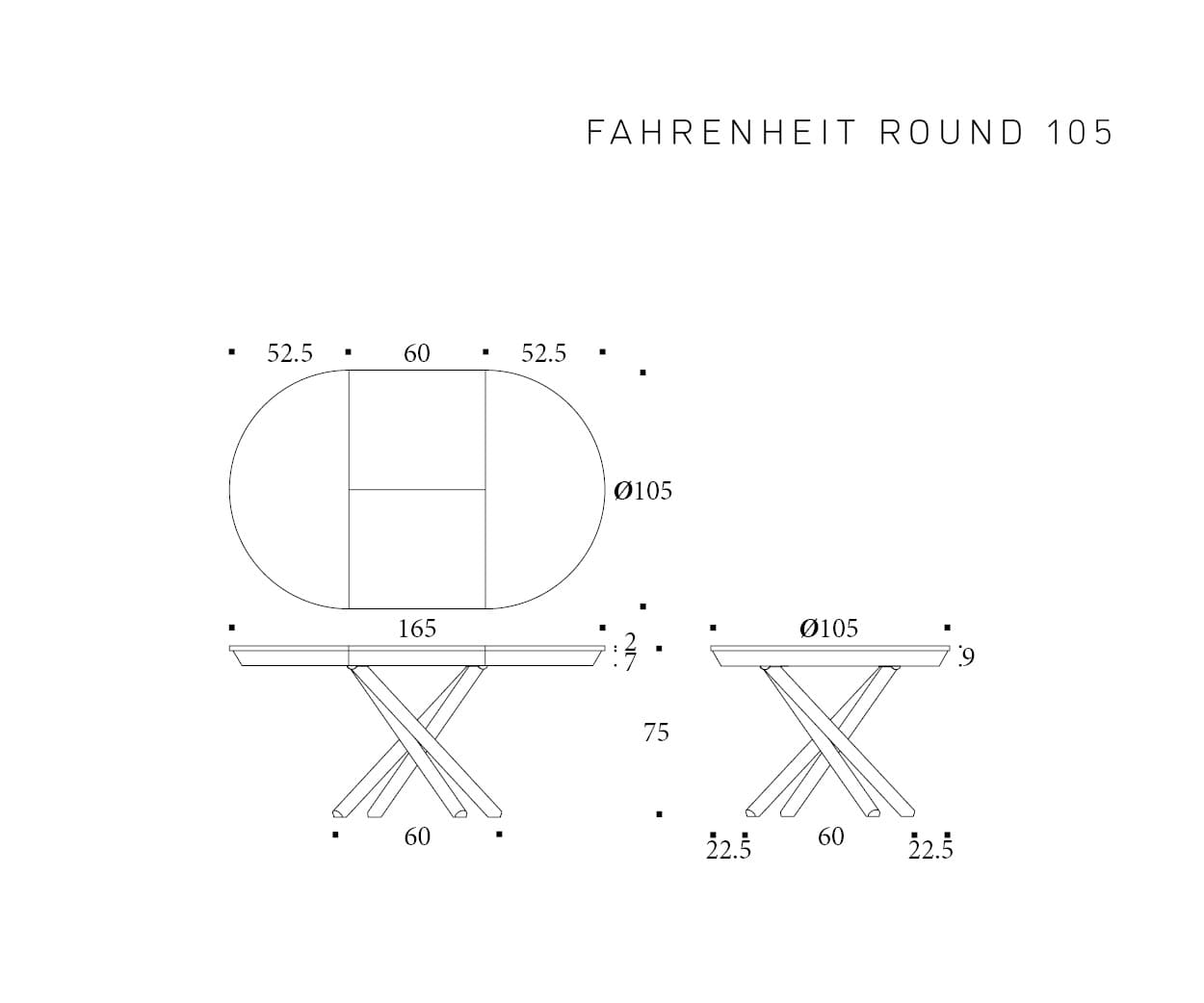 Tavolo Fahrenheit Round - immagine 17