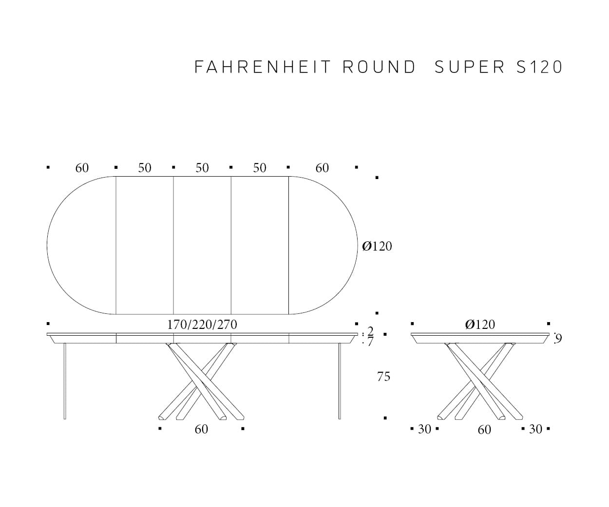 Tavolo Fahrenheit Round - immagine 15