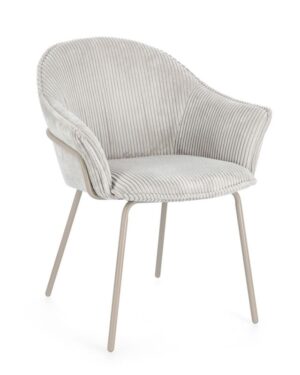 Sedia Cassidy warm grigio chiaro